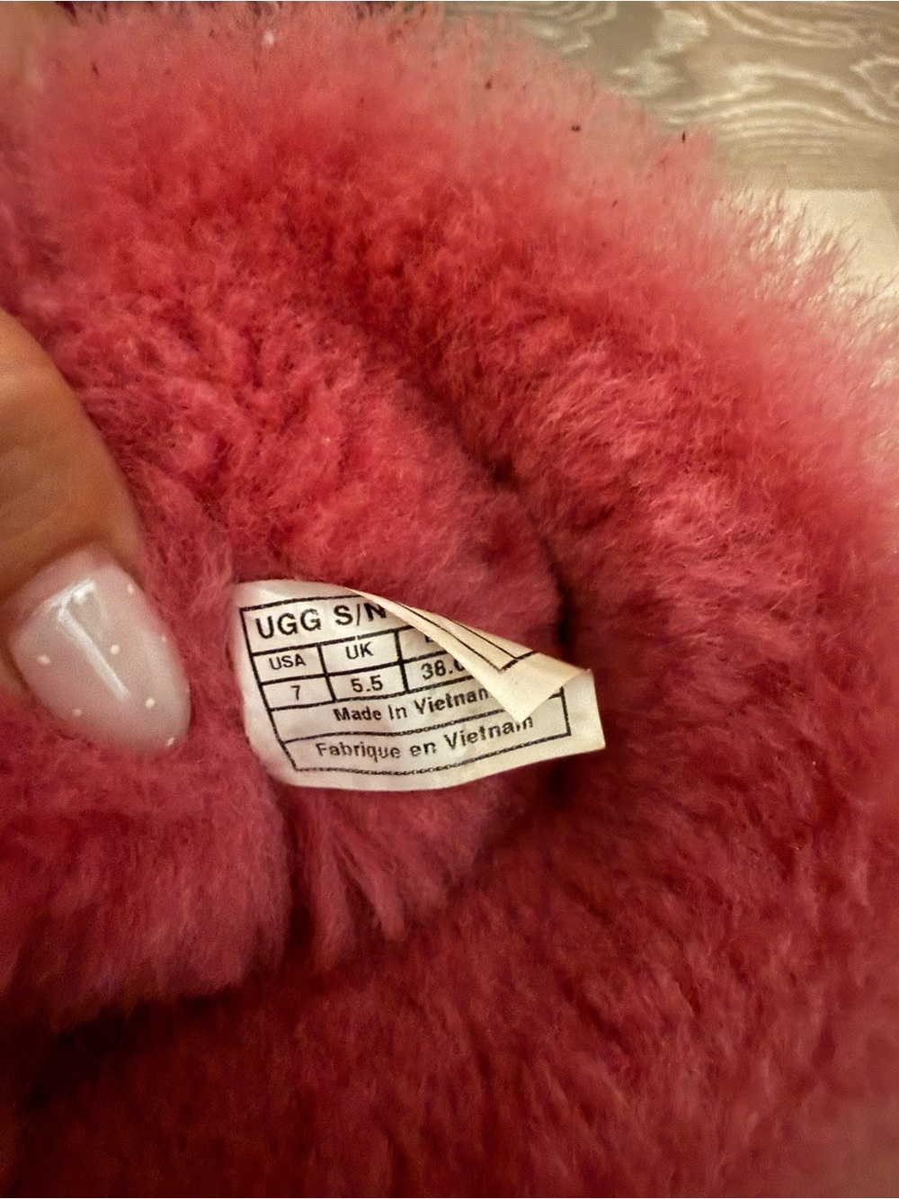 UGG Pink Shearling Winter Boots - Picture 4 of 4